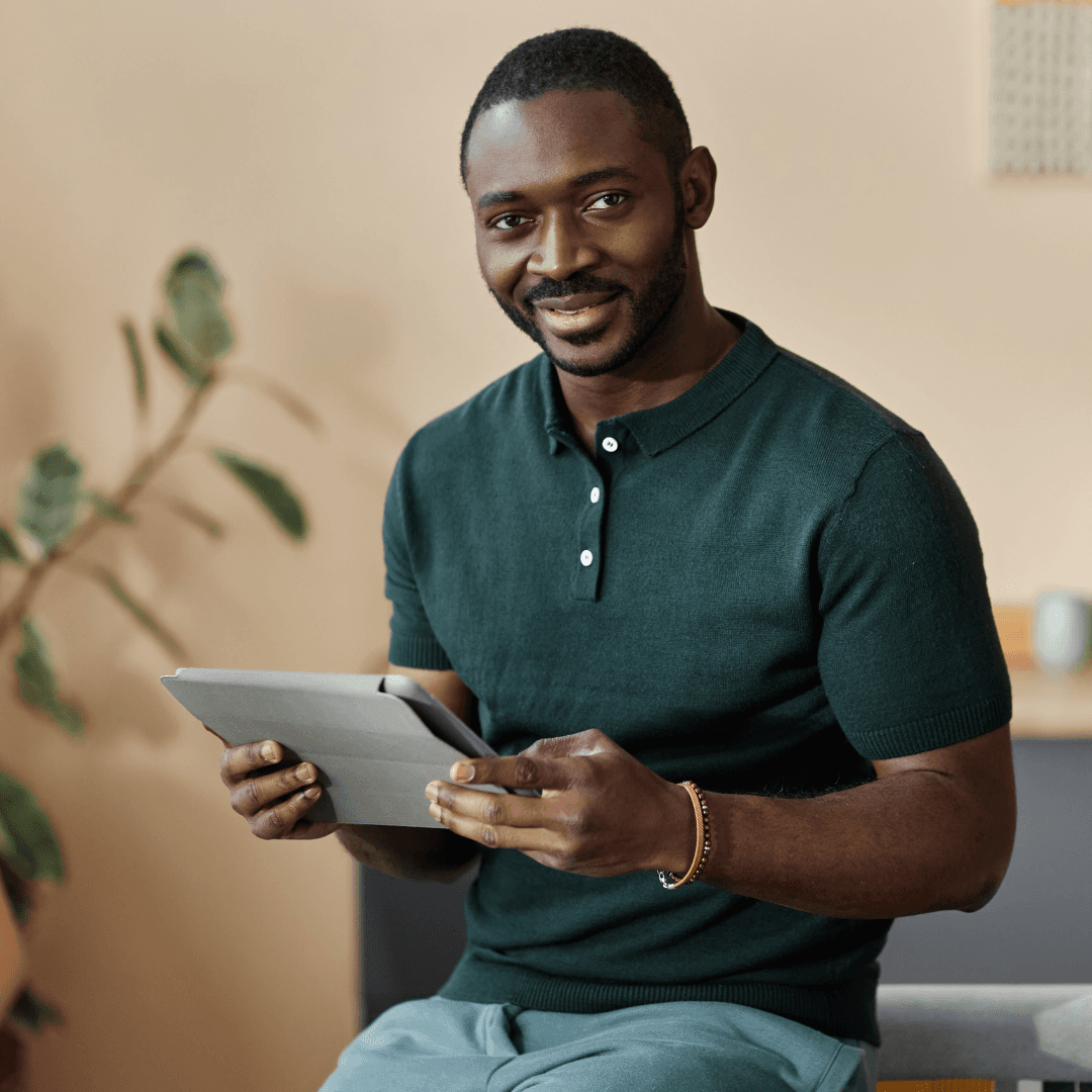 Inventrium — IBSS technology professional with a tablet — real human expertise at work