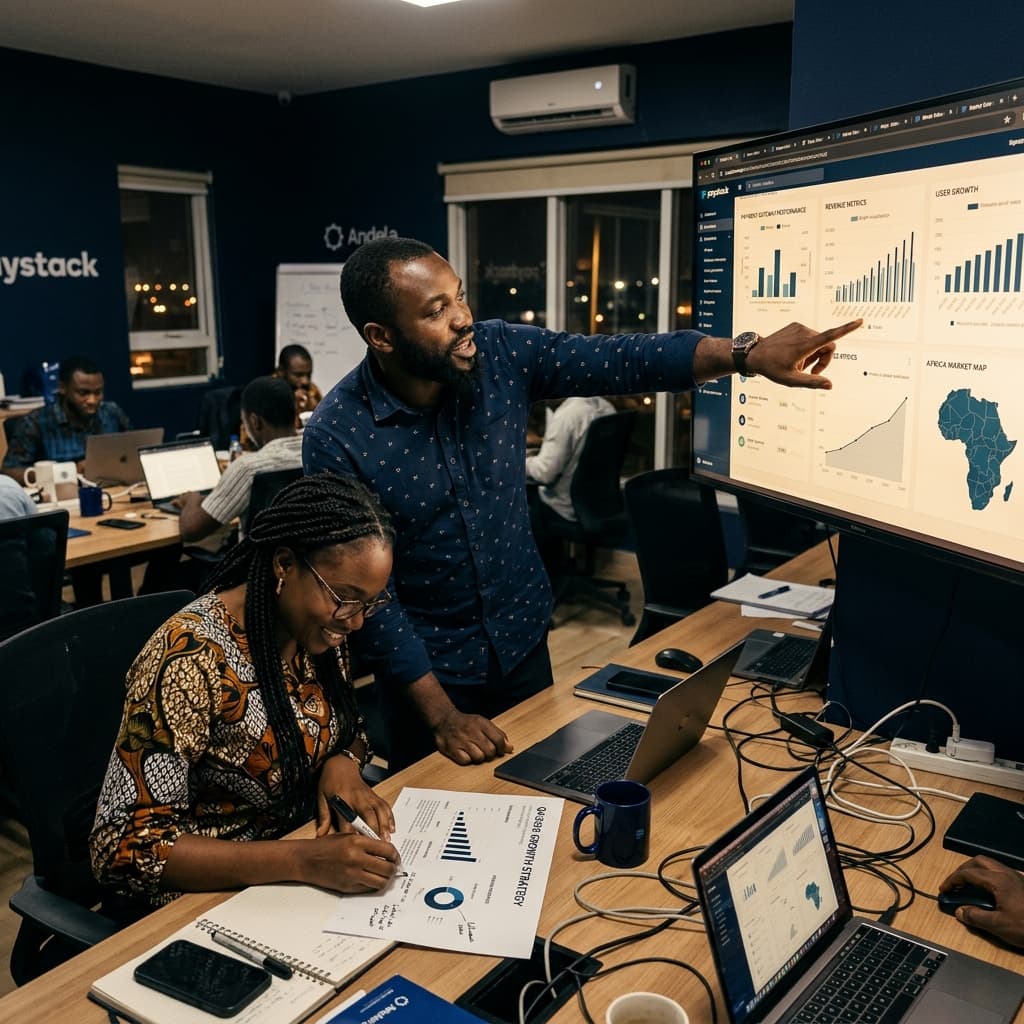 IBSS team reviewing strategy data — human-in-the-loop at work
